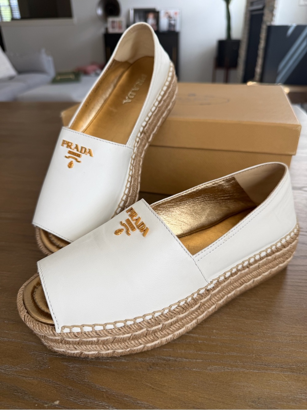 *NEW* Prada Platform Espadrilles